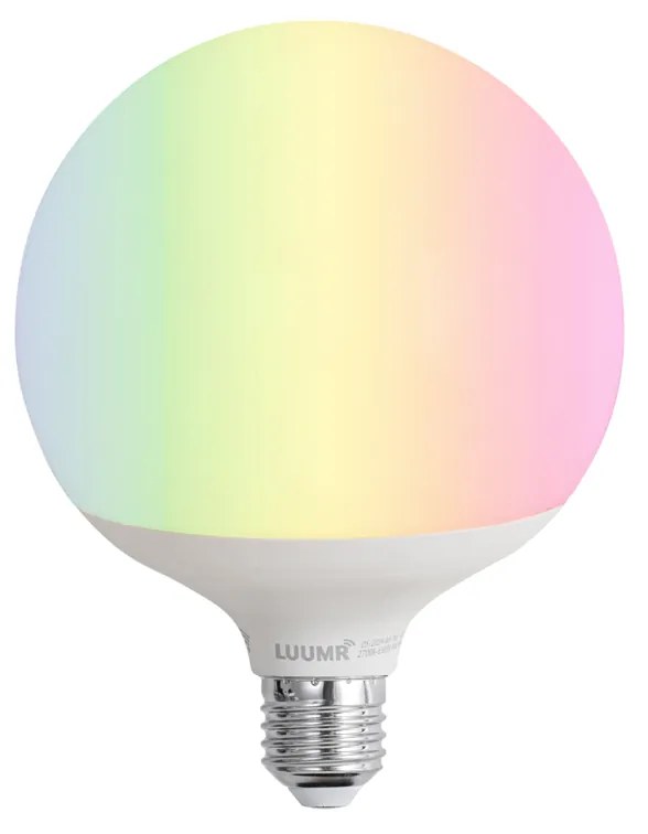 Inteligentná LED žiarovka E27 G120 matná RGBW 9W 806 lm 2700-6500K