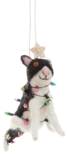Vianočná ozdoba PETTIES vianočné mačiatko 863931
