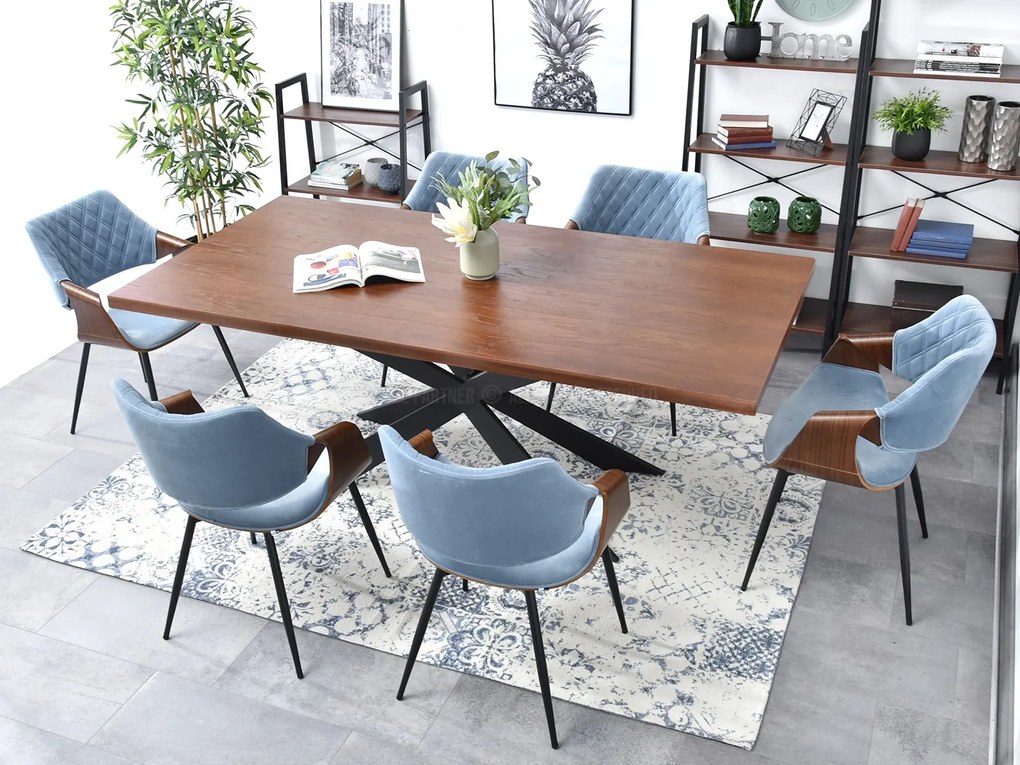 Stolička Rolf K (modrá + čierna). Akcia -20%. Vlastná spoľahlivá doprava až k Vám domov. 1111257
