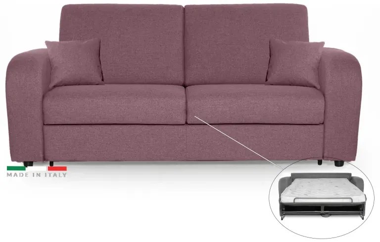 Pohovka na každodenné spanie LIVORNO s rozkladom, levanduľová (penelope 15), 140