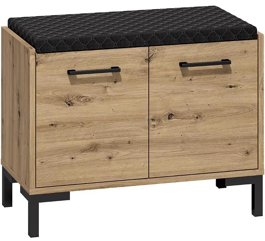 Skrinka na topánky Nevio 04 Dub Artisan