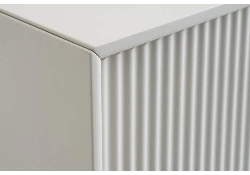 Sivá skrinka 100x125x40 cm Palma – Unique Furniture