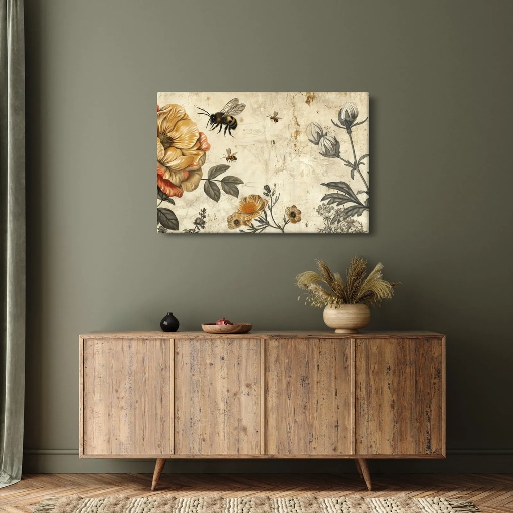 Obraz - Včelia lúka (90x60 cm)
