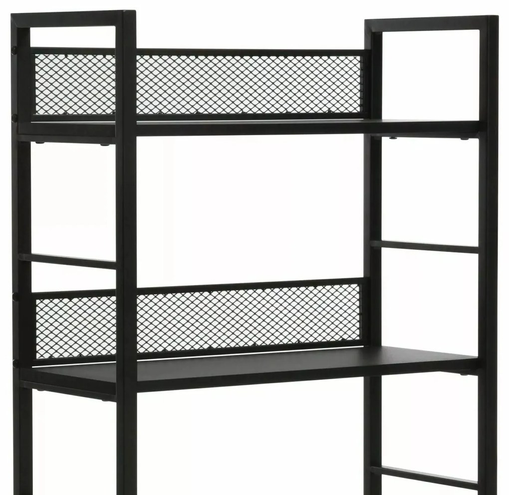 Regál Raw R6 187 cm čierny mat