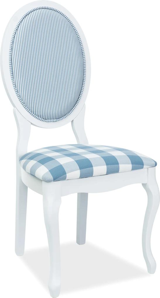 SIGNAL LV-SC jedálenská stolička modrá / biela
