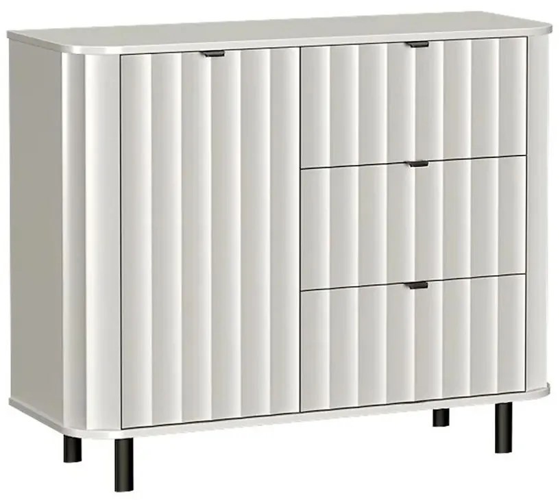 Komoda Novado 3nv 110 Biela klasika