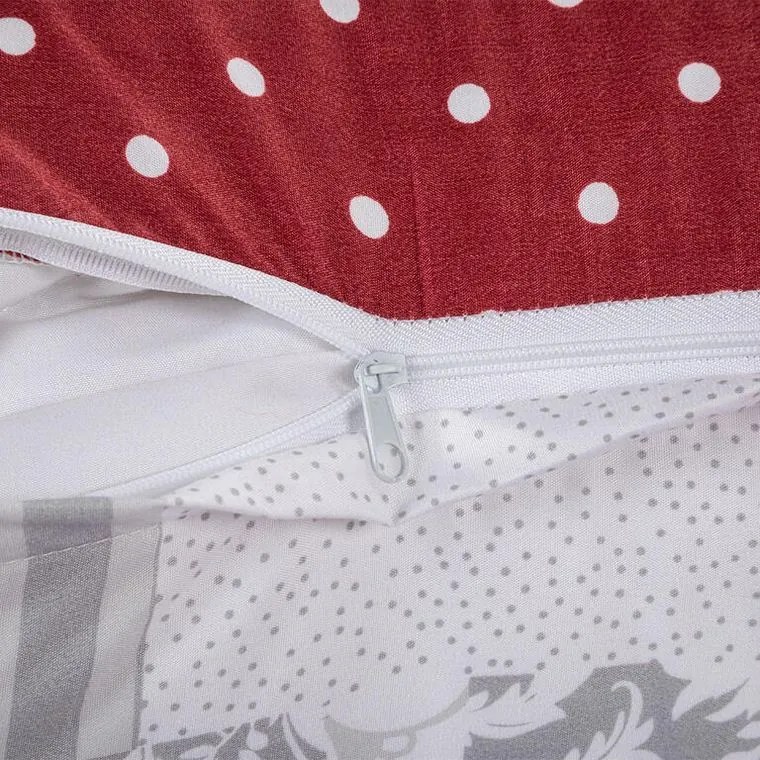 Posteľné obliečky z mikrovlákna PATCHWORK SRDCE 2x jednolôžko