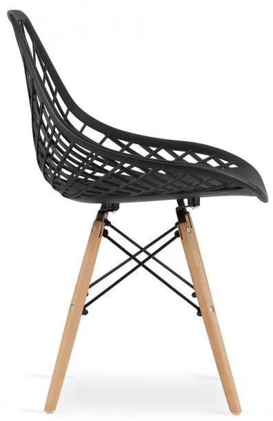 Set jedálenských stoličiek SAKAI čierne (4ks)