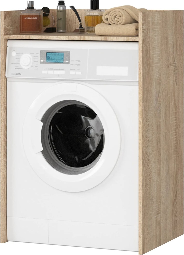 Kúpeľňová skrinka nad práčku FIN II dub sonoma