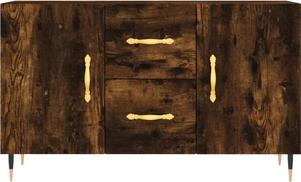 Multidom Komoda, tmavý dub 100x36x60 cm, kompozitné drevo
