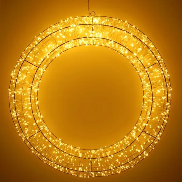 Brilagi - LED vonkajšia vianočná dekorácia LED/6W/230V IP44 veniec 50 cm