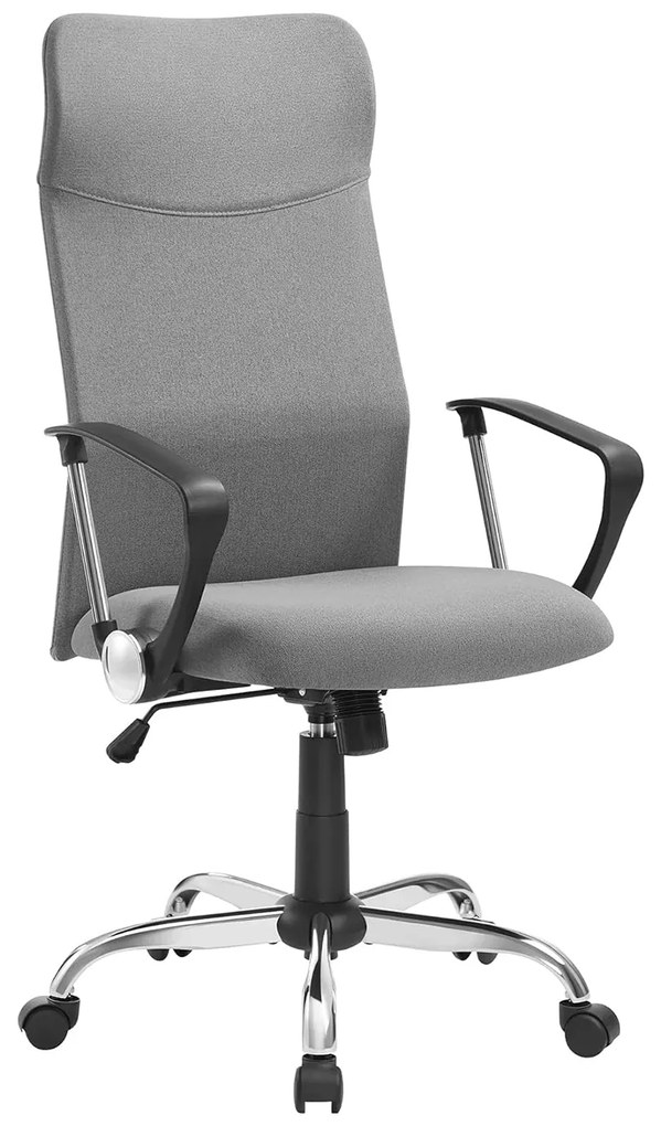 Kancelárska stolička, ergonomická otočná stolička, sivá