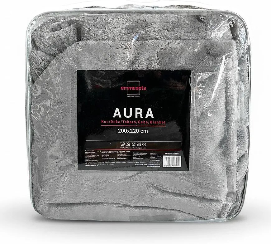 Deka Aura 200x220 cm sivá