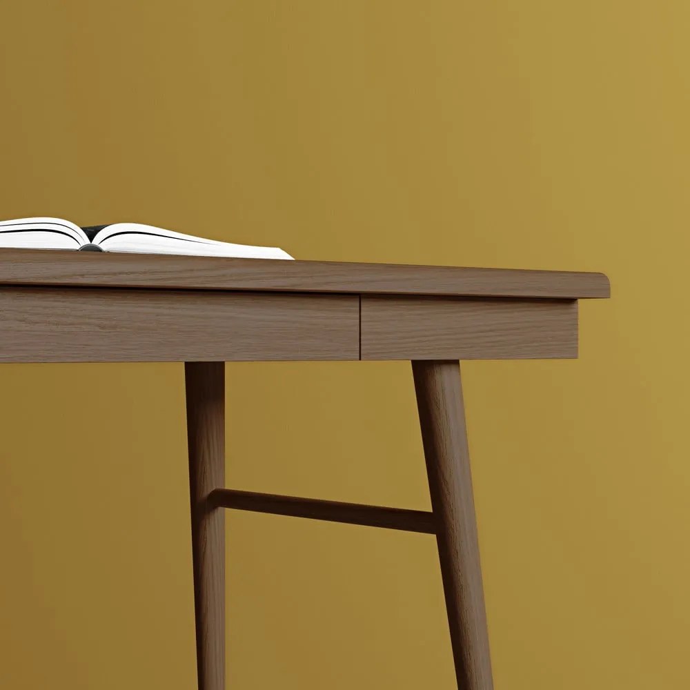 Hnedý písací stôl Woodman Bau