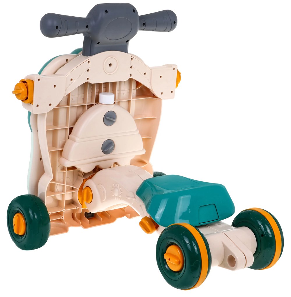 Interaktívna hračka 5 v 1 pre deti od 18 m+ chodítko,, kolobežka, stôl, senzorická doska ZDN.658