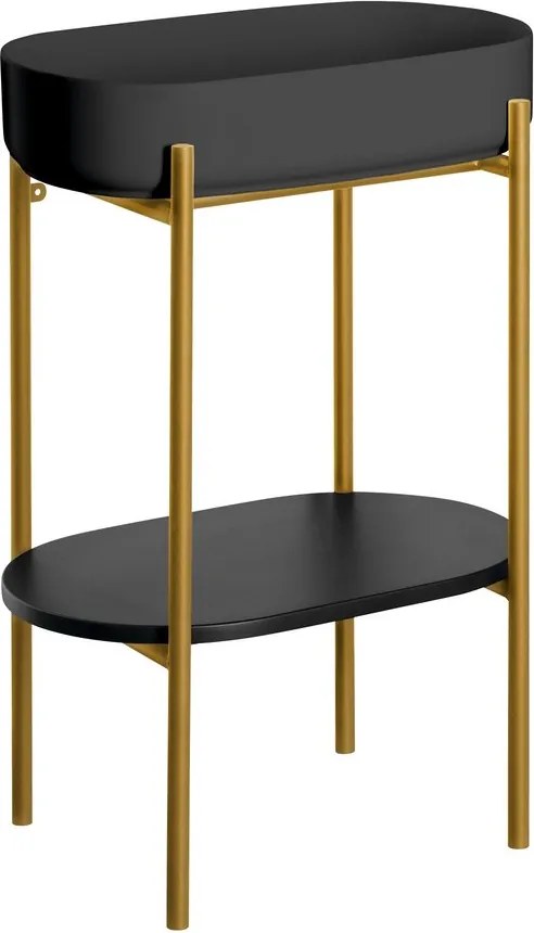 Sapho Sapho, PUNO podstavec s umývadlom 550x860x360mm, zlatá mat, SKA570-5-01