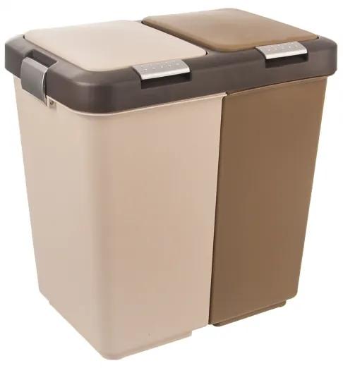 Orion domácí potřeby Odpadkový koš na tříděný odpad Dust 2x10 l