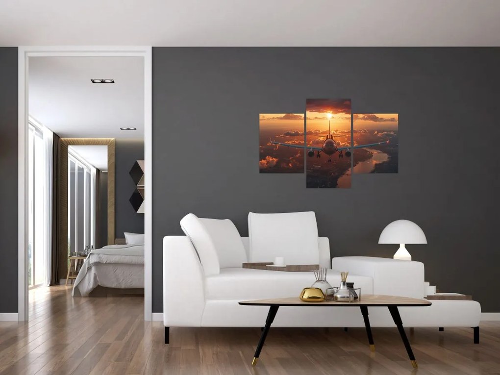 Obraz - Dopravné lietadlo (90x60 cm)