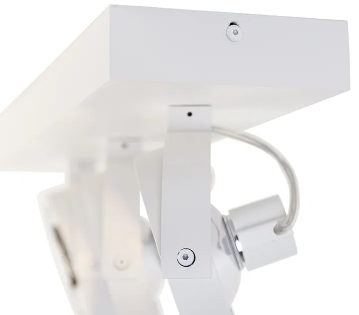 Dizajnové bodové svetlo biele nastaviteľné 3-svetlo - Go