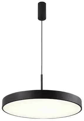 Moderný LED luster Marcello 40 Cct čierna s diaľkovým ovládaním