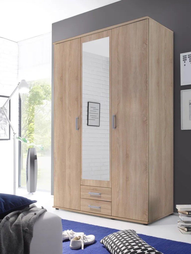 Šatníková skriňa Karl, dub sonoma