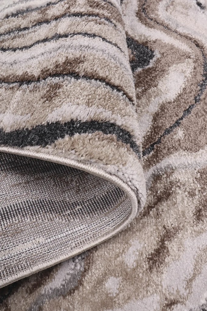 Koberec Bonanza 9106B GREY/BROWN (Dara) rozmery koberec: 160x220 cm