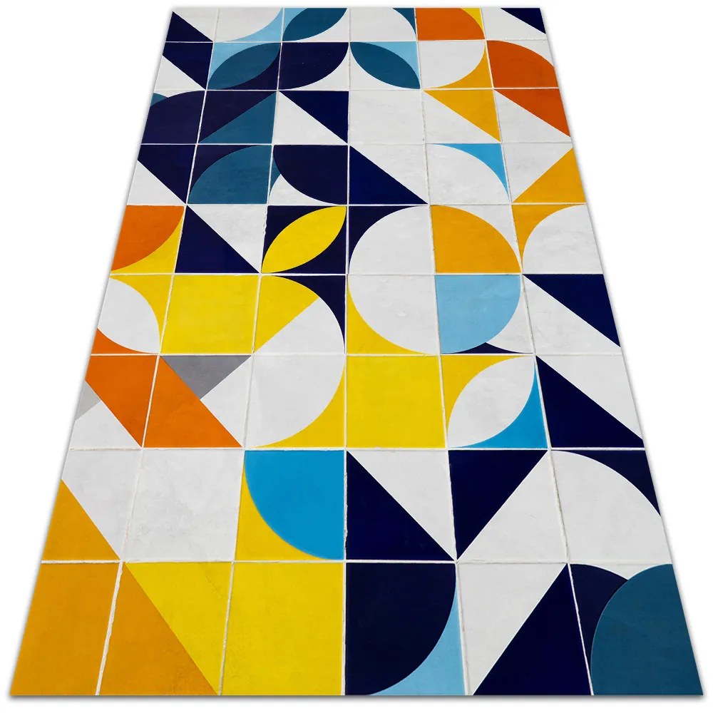 vinylový koberec vinylový koberec geometrické tvary