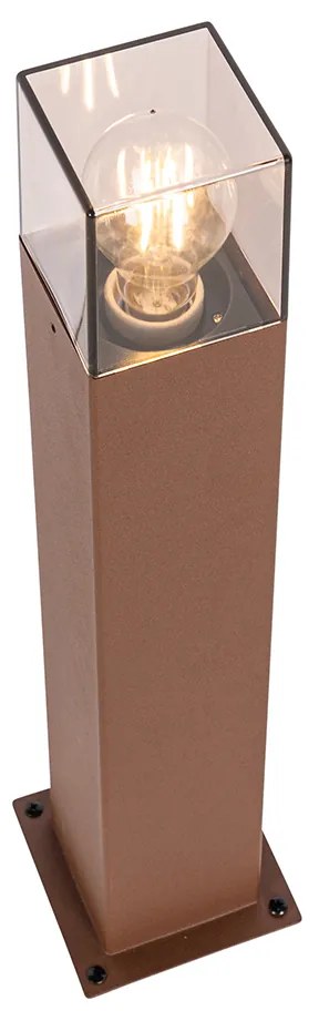 Priemyselná vonkajšia stojaca lampa hrdzavohnedá 50 cm IP44 - Denmark