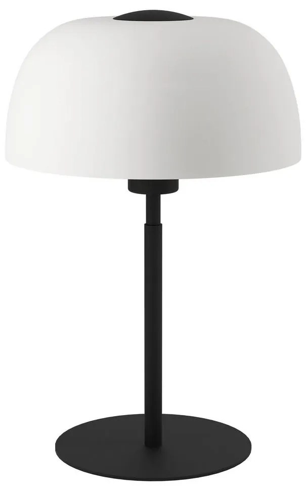 Eglo 900142 - Stolná lampa SOLO 1xE27/40W/230V čierna/biela EG900142