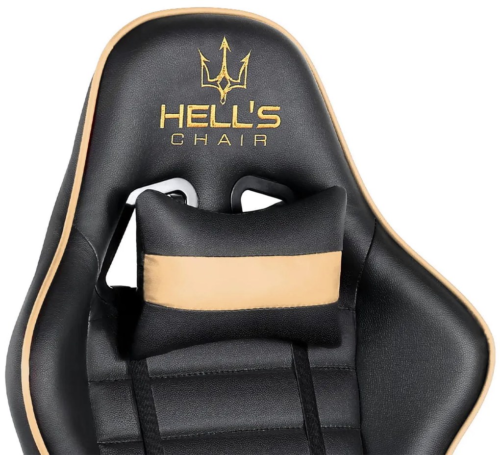 Hells Herná stolička Hell's Chair HC-1003 Plus Gold