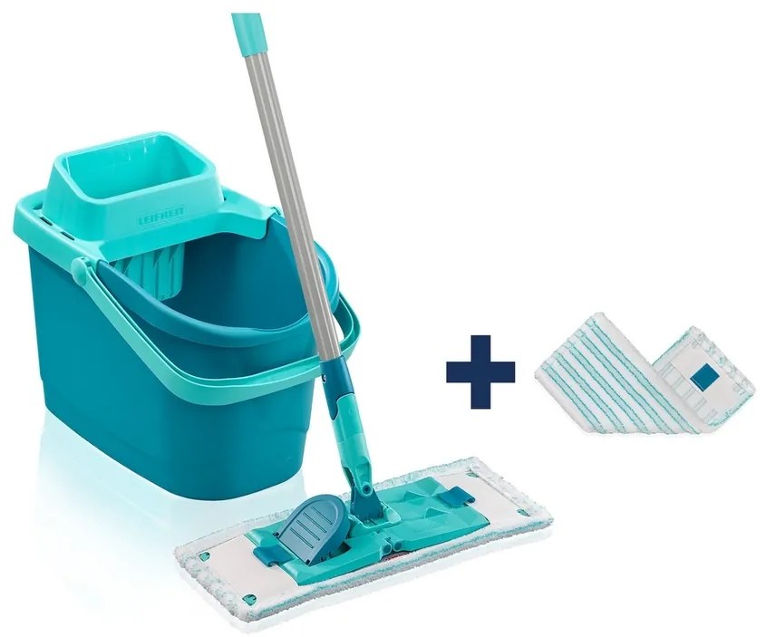 Leifheit Set PowerClean M + náhrada micro duo ZADARMO 55515