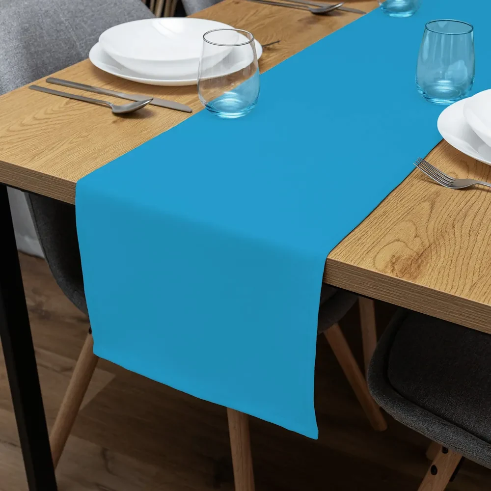 Biante Dekoračný behúň na stôl Rongo RG-073 Modrý 45x140 cm