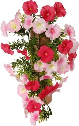 Umelá kvetina Petúnia ružová, 40 cm