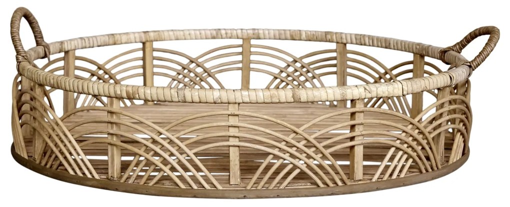 Chic Antique Okrúhly podnos Bamboo/Rattan Ø 45 cm