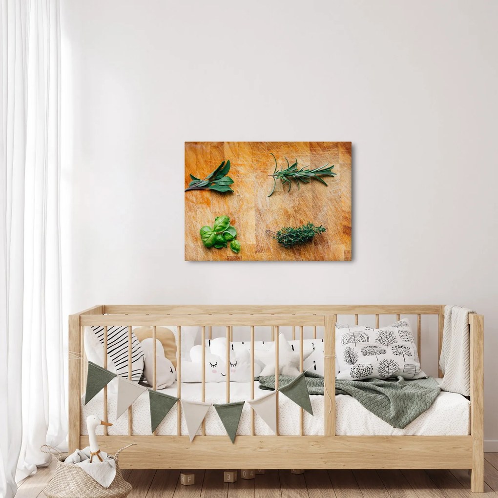 Obraz - Bylinky (70x50 cm)
