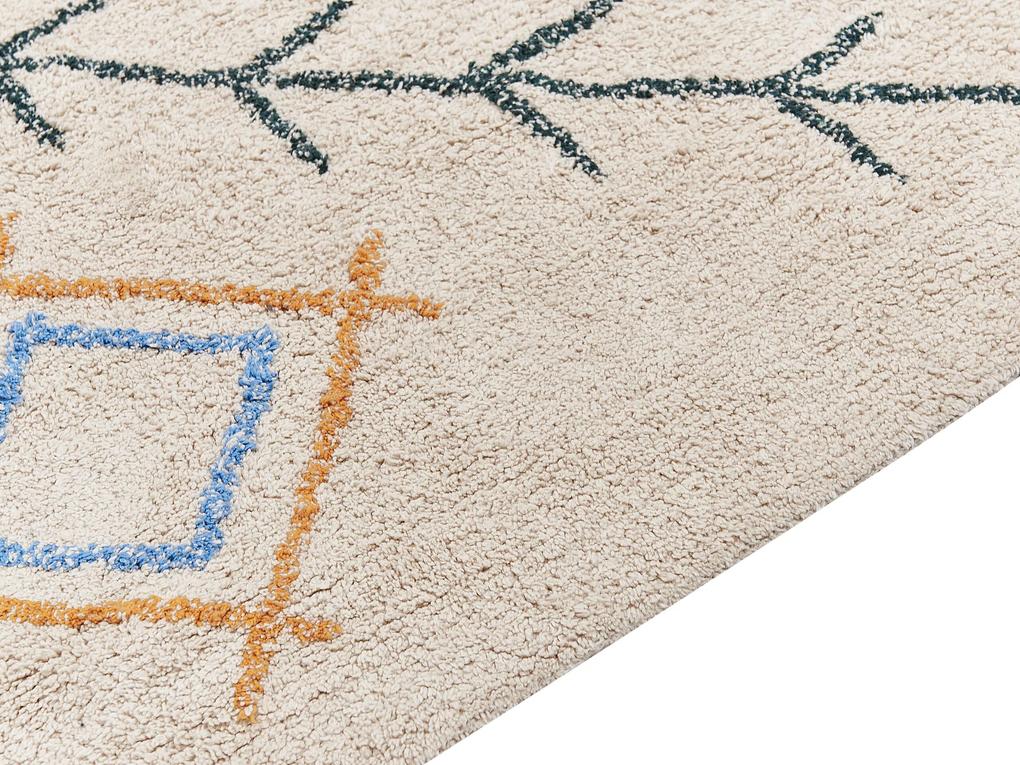 Bavlnený koberec 160 x 230 cm viacfarebný KUSKAN Beliani