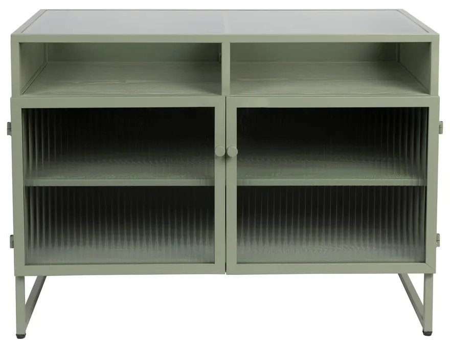 Zelená vitrína 80x58 cm Herbe - White Label