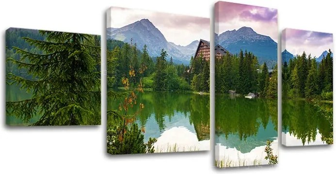 Obraz na plátne 4 dielny SLOVENSKO SK028E40