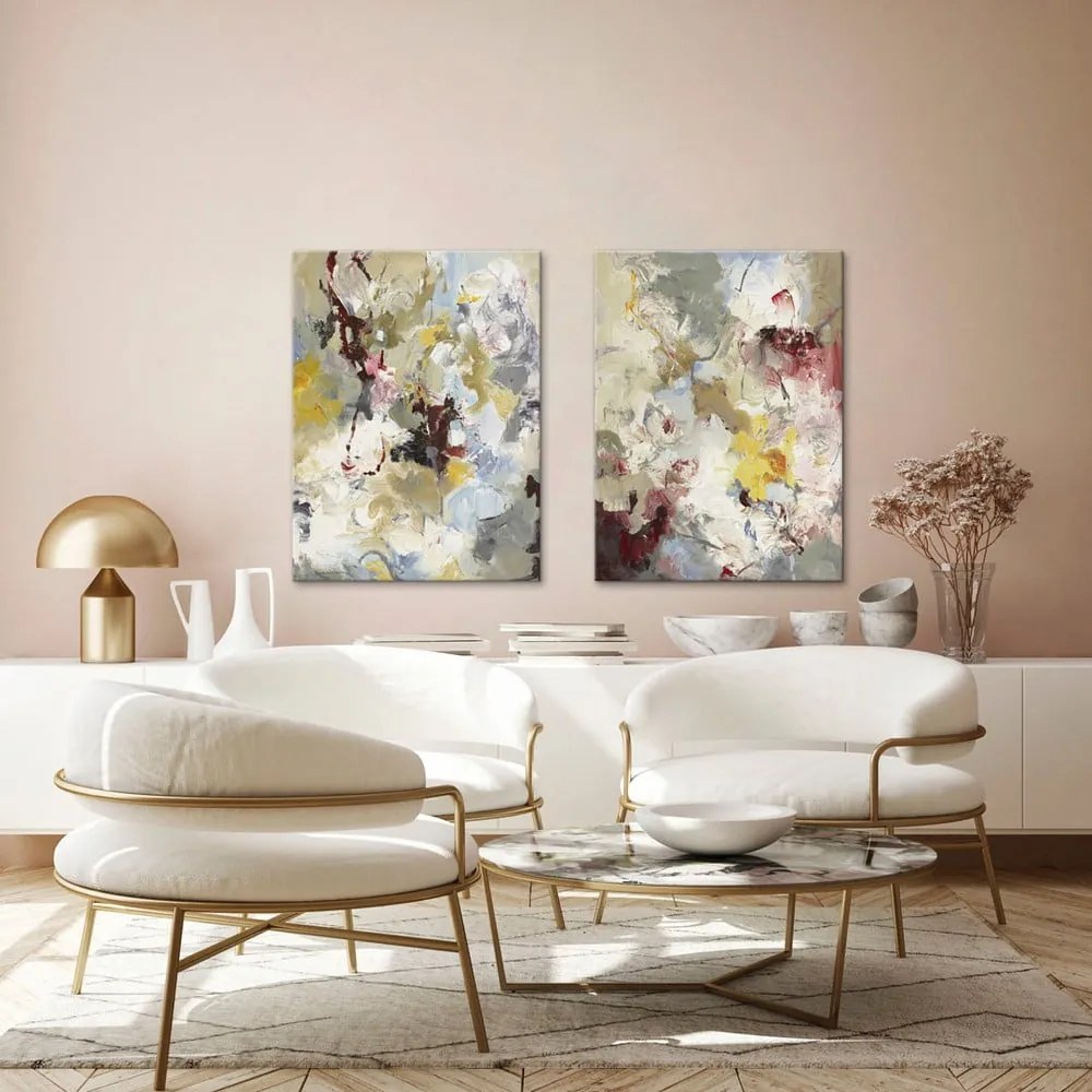 Obraz s ručne maľovanými prvkami 60x80 cm Free Play 1 – Malerifabrikken