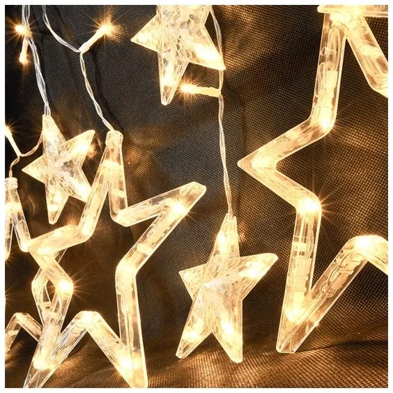 Solight 1V227 - LED Vianočný svetelný záves 3,3 m 77xLED/3xAA