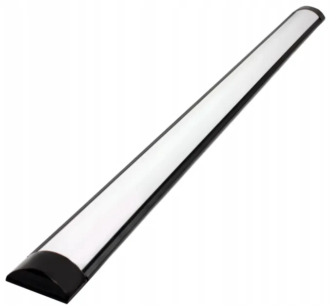 BERGE LED panel - 8W - 30cm - ČIERNA - studená biela