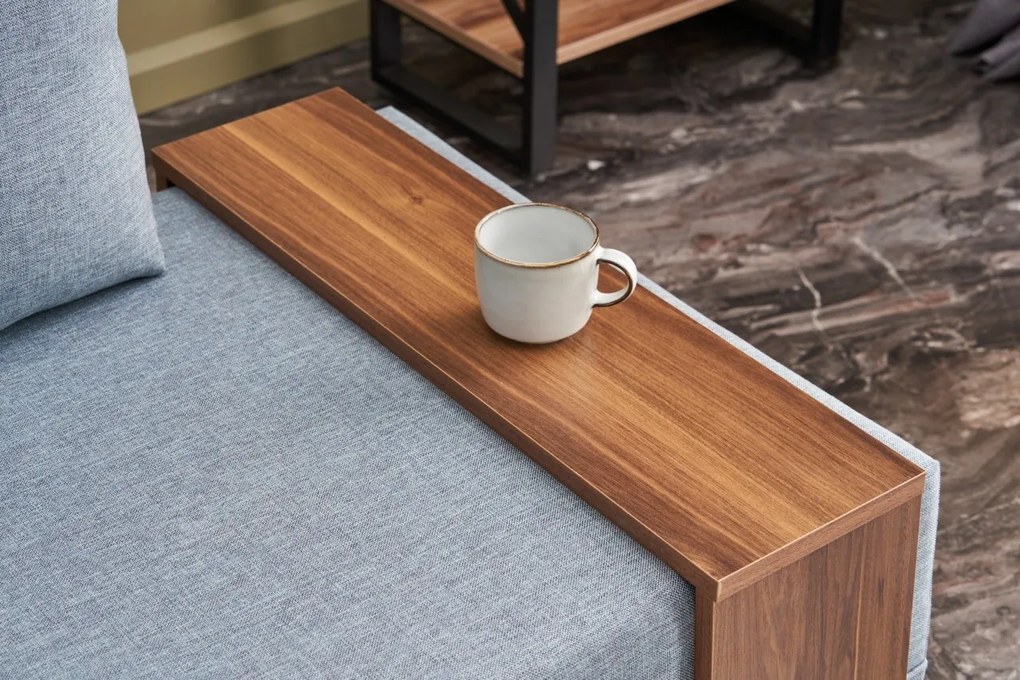 Křeslo Fly levé světle modré