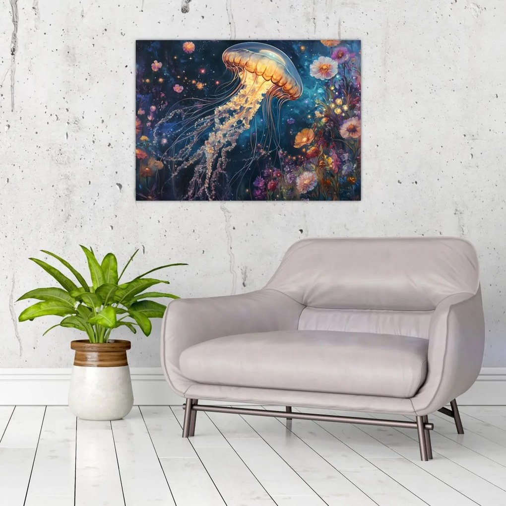 Obraz - Magická medúza (70x50 cm)