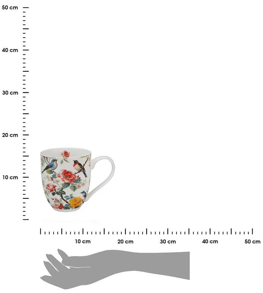 Porcelánový hrnček XXL April 1000 ml