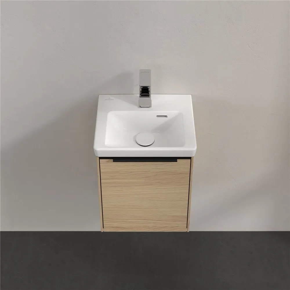 VILLEROY &amp; BOCH Subway 3.0 závesná skrinka pod umývadielko, 1 dvierka, pánty vpravo, 351 x 309 x 429 mm, Nordic Oak, C58401VJ