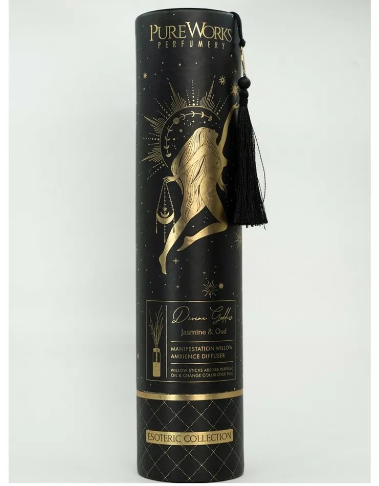 Organický difuzér Jasmine&Oud 100 ml s vŕbovými prútikmi