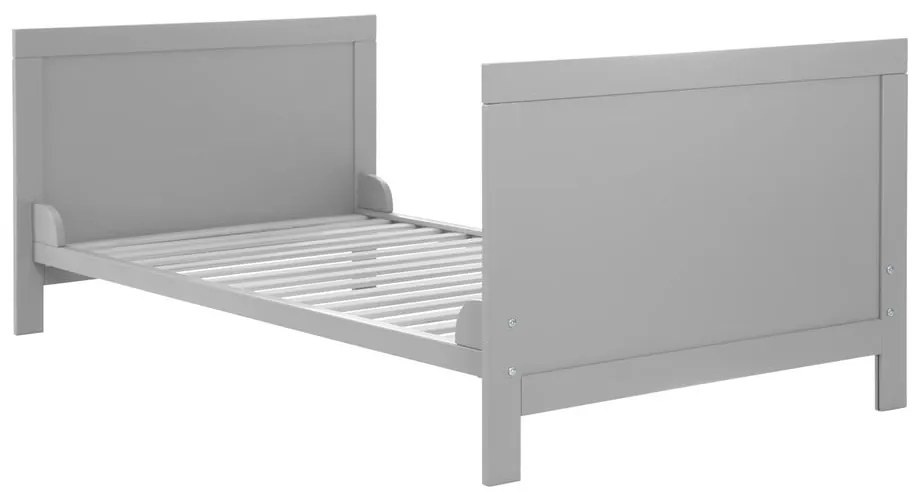 Svetlosivá postieľka 70x140 cm – Roba