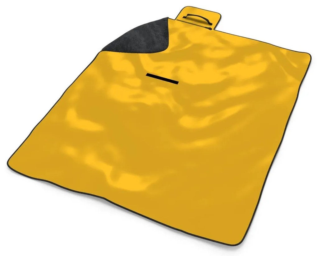 Sablio Plážová deka Žltooranžová: 200x140 cm