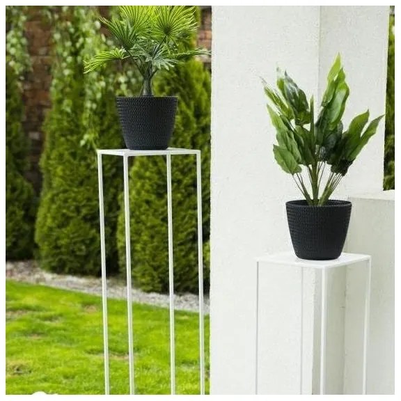 Stojan na kvety 100x24 cm biela