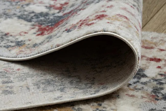 Koberec / behúň DISTIN 0123A ružový / púdrový / biely